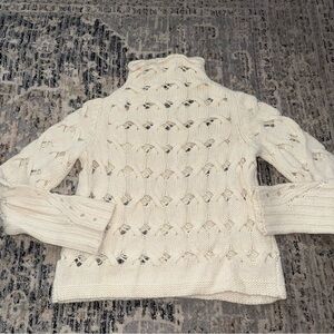 InHabit chunky Knit alpaca wool blend sweater Medium mock neck